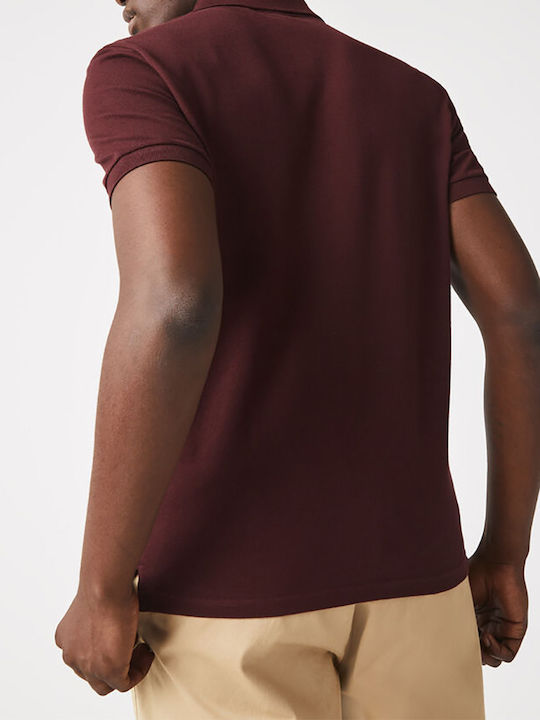 Lacoste Polo Μπλούζα Red Wine