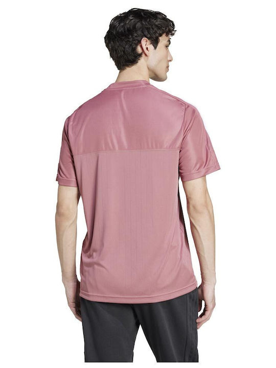 Adidas Tiro Men's Athletic T-shirt Short Sleeve Brown