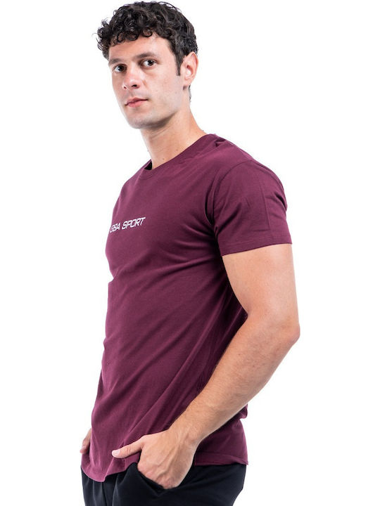 Αθλητικό T-shirt Oxblood, Μπορντό