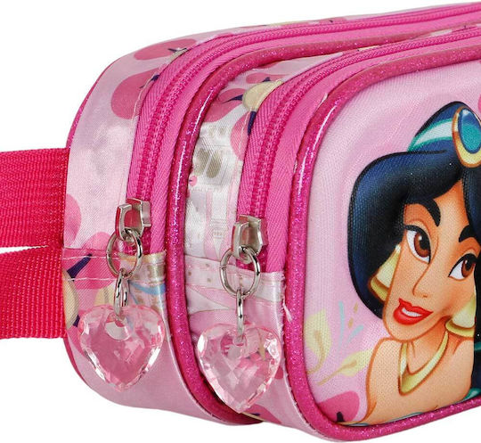 Κασετίνα Διπλή Disney Princess Palace 3d Double Pencil Case 06369