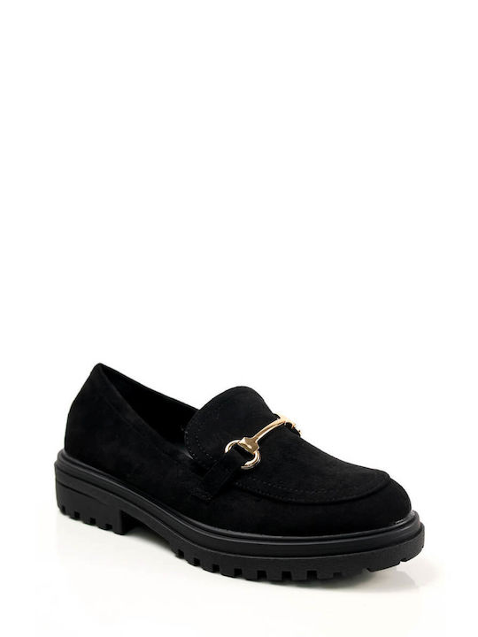 Ligglo Women's Loafers in Black Color