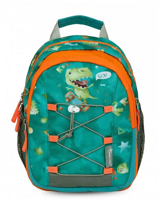 3059acrd Belmil Kiddy Plus Kindergarten Bag Dinosaur 23x20x15cm