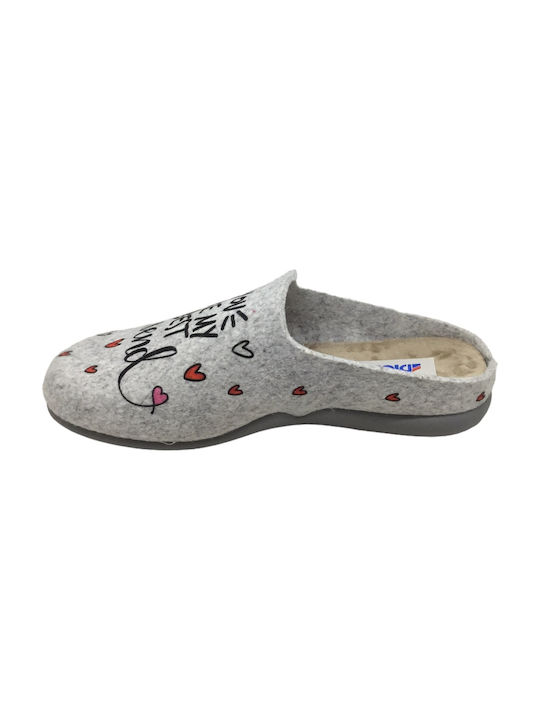 Dicas Winter Women's Slippers in Gray color