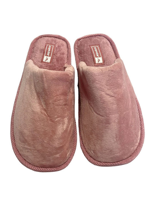 Jomix Winter Damen Hausschuhe in Rosa Farbe