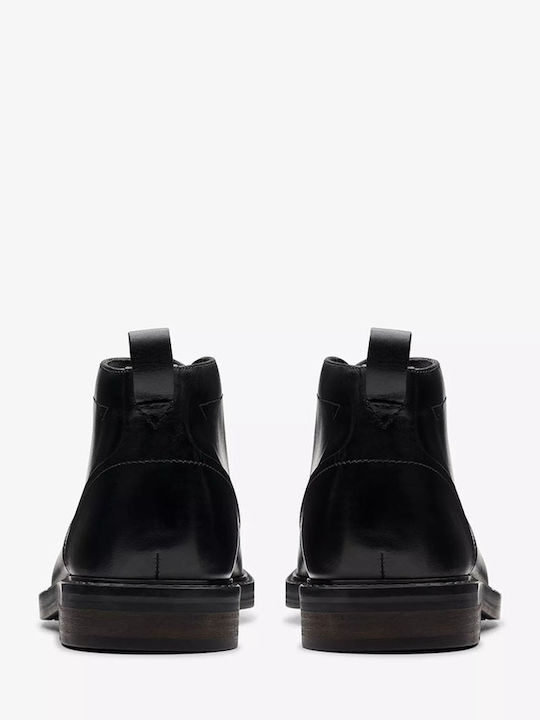Aldwin Chukka Leather Black Men's Boots