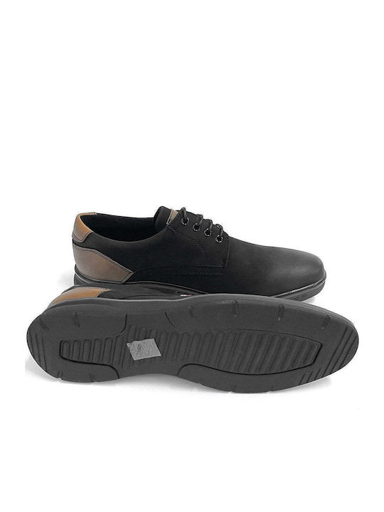 Men's Synthetic Leather Casual Shoes Black