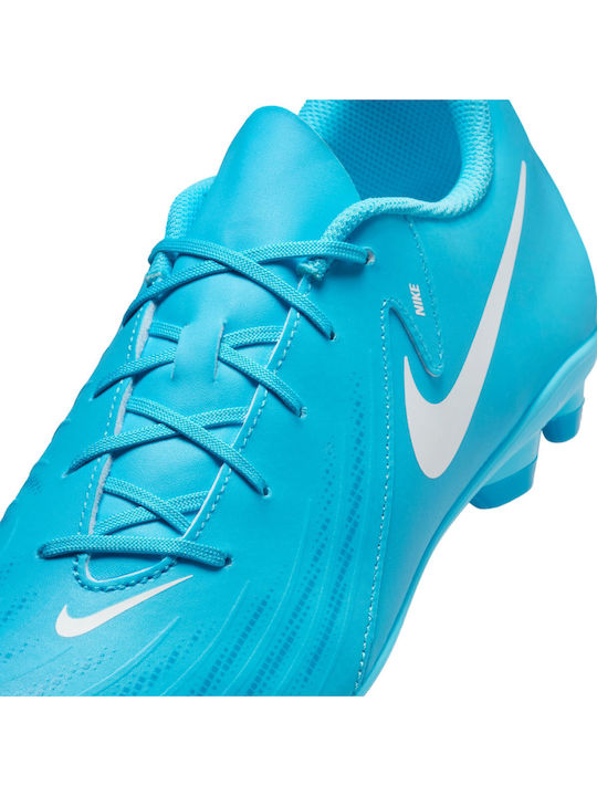 Nike Phantom GX 2 Club Football Shoes with Cleats Blue Fury / White