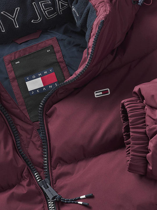 Jacket Puffer Red Wine