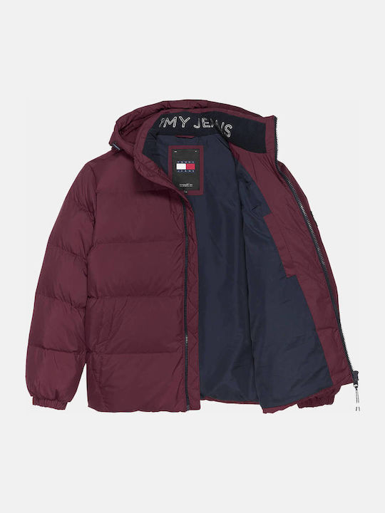 Jacket Puffer Red Wine