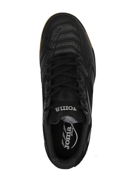 Joma Liga 5 Ποδοσφαιρικά Παπούτσια Σάλας IN Μαύρα