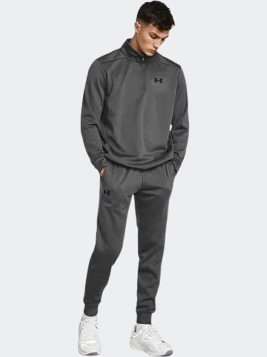 Sweatpants Glossy with Elastic Gray
