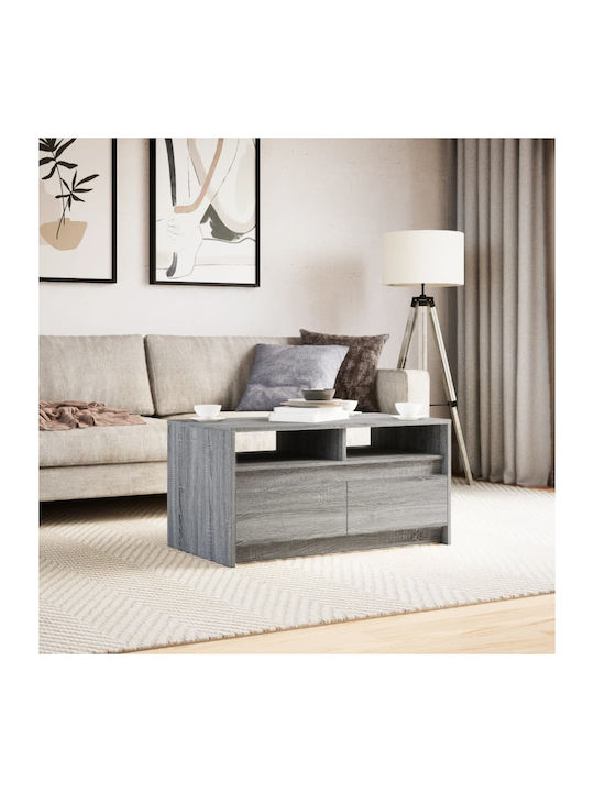 Rectangular Coffee Table Grey Sonoma L90xW50xH45.5cm