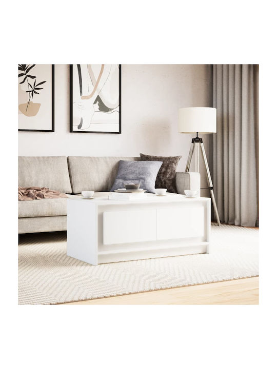 Rectangular Coffee Table White L100xW50xH43.5cm