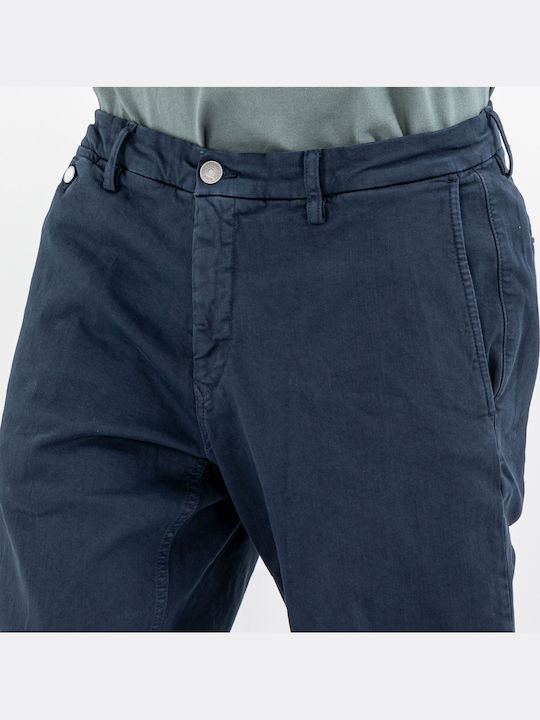 Benni Παντελόνι Chino Ελαστικό σε Slim Εφαρμογή Μπλε