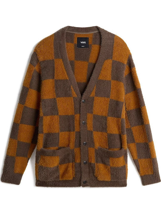 Men's Knitted Cardigan Brown