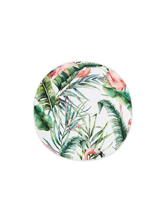 Beliani Waterproof Garden Chair Cushion Green 2pcs 40x40cm.