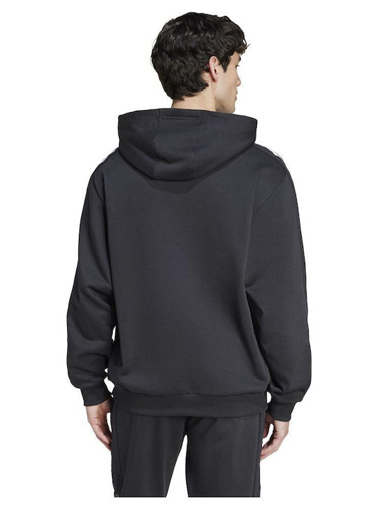 Adidas Men's Sweatshirt with Hood and Pockets Black