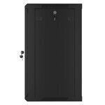 Lanberg Επιτοίχια Καμπίνα Rack 15U 60x45x76.9cm Μαύρο S5604354