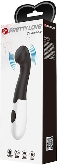 Pretty Love Charles Вибратор G-Spot с Дистанционно Управление 21см Черен