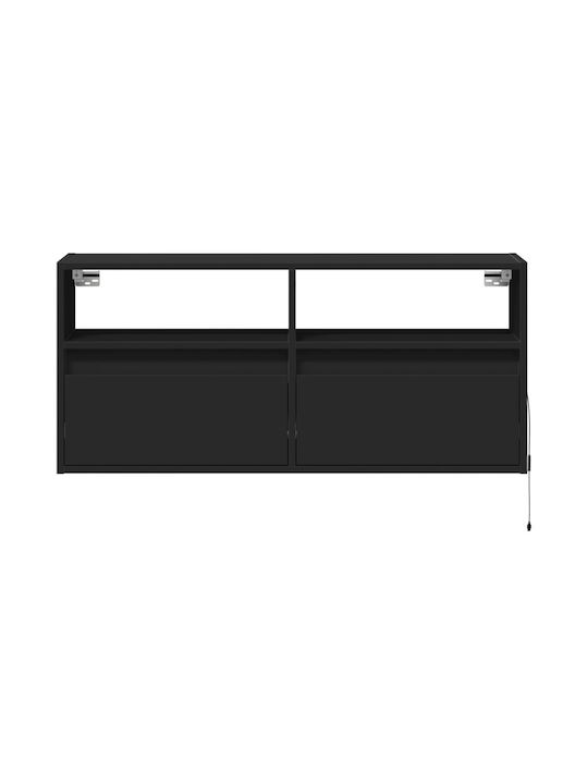 Stand TV Negru L100xA31xÎ45cm