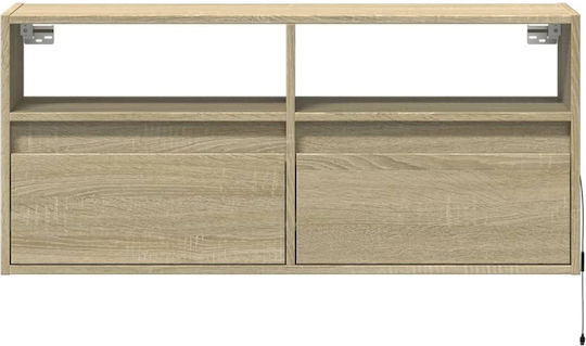Έπιπλο Τηλεόρασης Καφέ Μ100xΠ31xΥ45cm
