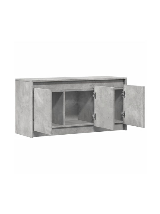 Έπιπλο Τηλεόρασης Γκρι Μ100xΠ34xΥ50cm