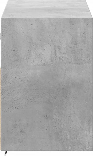 Gray Concrete TV Stand 100x31x45cm