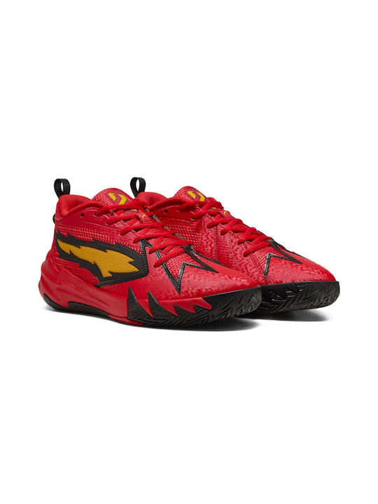 Puma Scoot Zeros Low Basketball Shoes Red