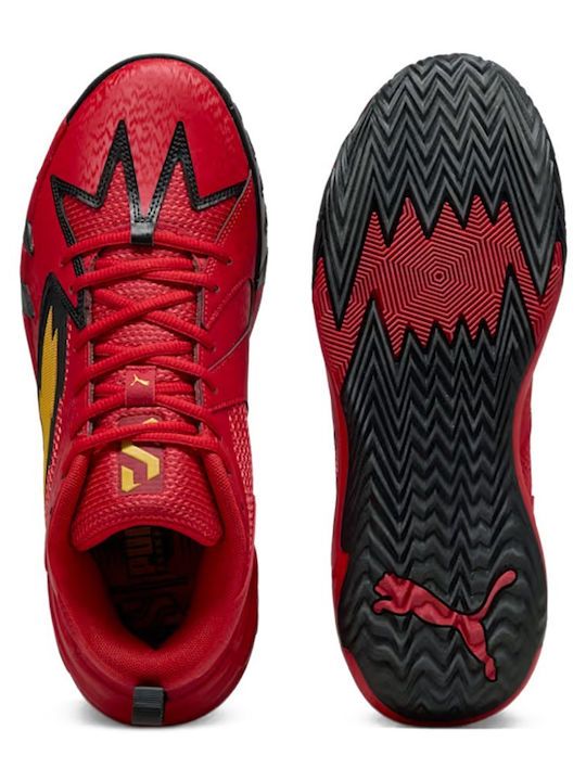 Scoot Zeros Low Basketball Shoes Red