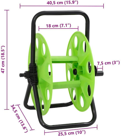 vidaXL Watering Wind for Hose up to 45m