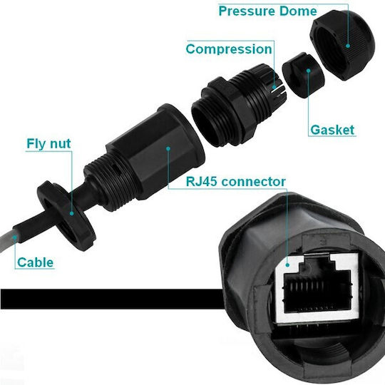 E Zy.Net EZ-RJ45ECS22 RJ45 Adapter 1pcs