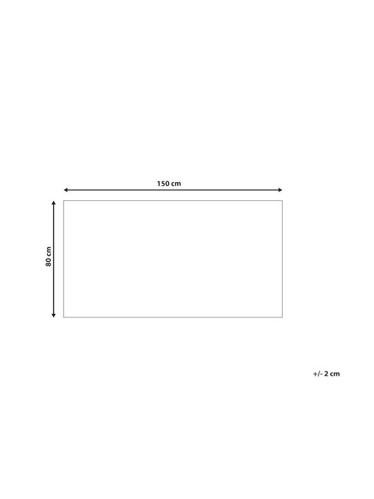 Beliani Odalar Αντιολισθητικό 80x150cm Blue