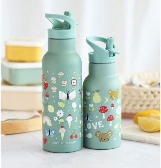 A Little Lovely Company Dbsxjo76 Stainless Steel Drink Bottle XL Joy Thermos