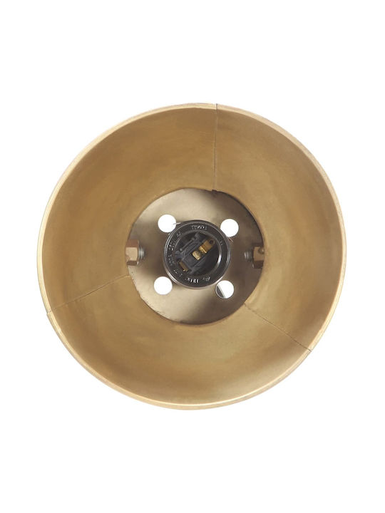 vidaXL Office Lamp with Flexible Arm for Socket E27 in Copper Color