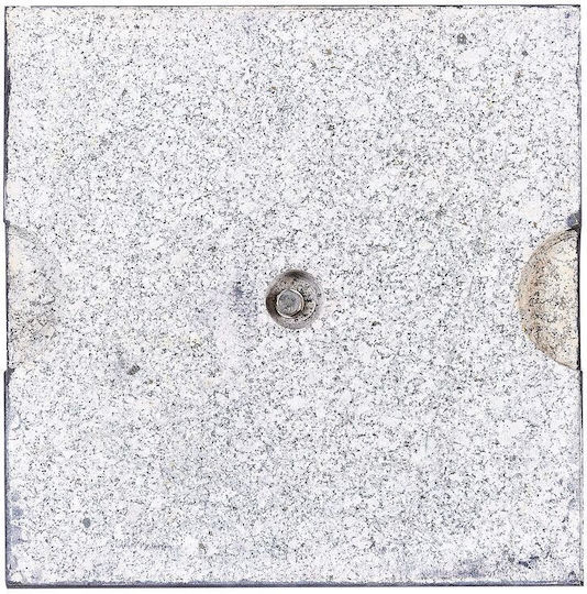 Beliani Βάση Ομπρέλας Μεταλλική Μαύρη 45x45cm