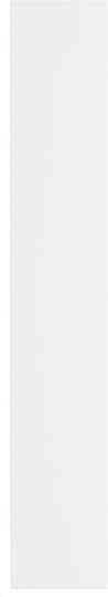 Bibliotecă Cu LED Alb 69x32.5x200 cm