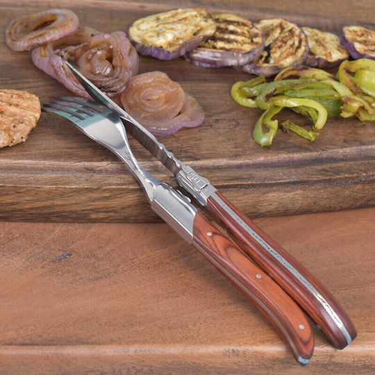 Kiro Cutlery Set Stainless Brown 2pcs