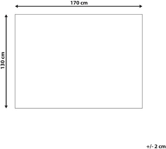 Beliani Pătură Gri 130x170 cm