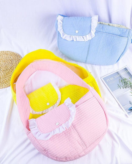Текстилен преносвач за кучета и котки до 6 кг M43xW11xH29cm "kourk Cute" – Розов
