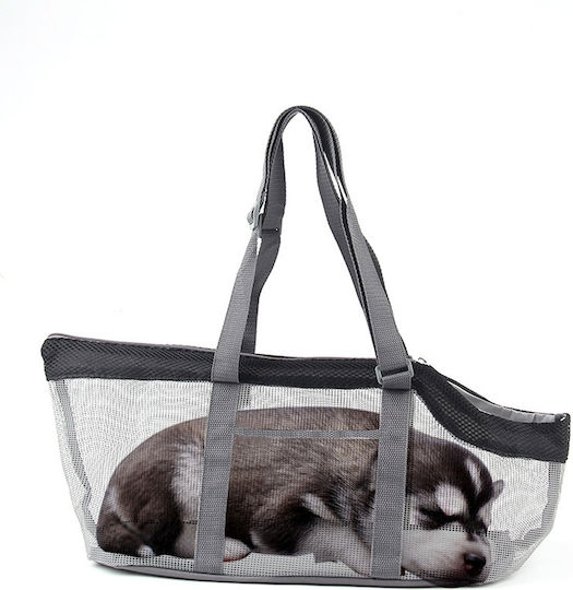Summer Dog Cat Carrier Fully Ventilated Polyester Oxford Fabric Up to 5.5 kg M50xW20.5xH19.5cm Yellow
