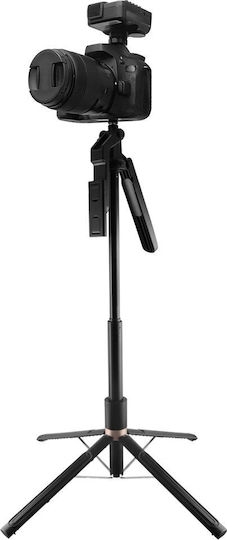Volte-Tel Selfie Stick Τρίποδο Κινητού Bluetooth με Φωτισμό Μπλε