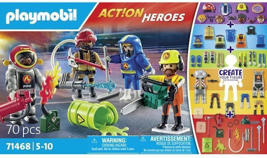 Playmobil Екшън герои Пожарна операция за 5-10 години