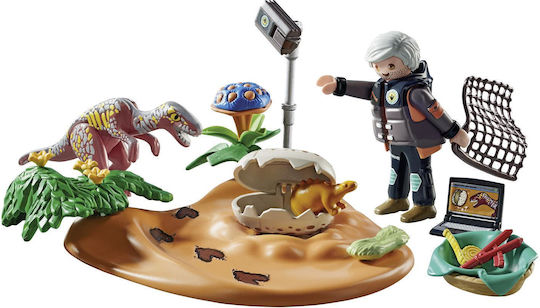 Playmobil Динозаври Гнездо на Стегозавър и Крадец на Яйца за 4-10 години