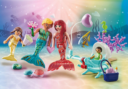Playmobil Prinzessin Magie Meerjungfrauen-Familie für 4-10 Jahre