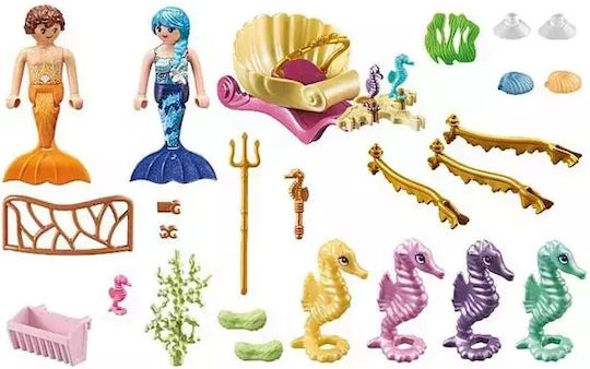 Playmobil Princess Magic Mermaid-carriage With Seahorses for 4-10 years old
