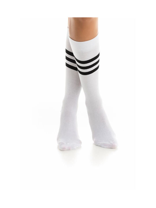 Inizio Women's Patterned Socks White Black