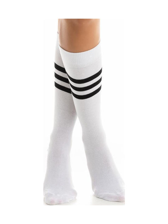 Inizio Women's Patterned Socks White Black