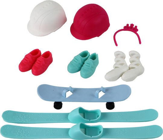 Păpușă Copii Anlily 4 Sporturi Schi Snowboarding Yoga Balet Accesorii