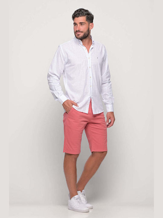 Cotton Green Men's Shorts Chino coral