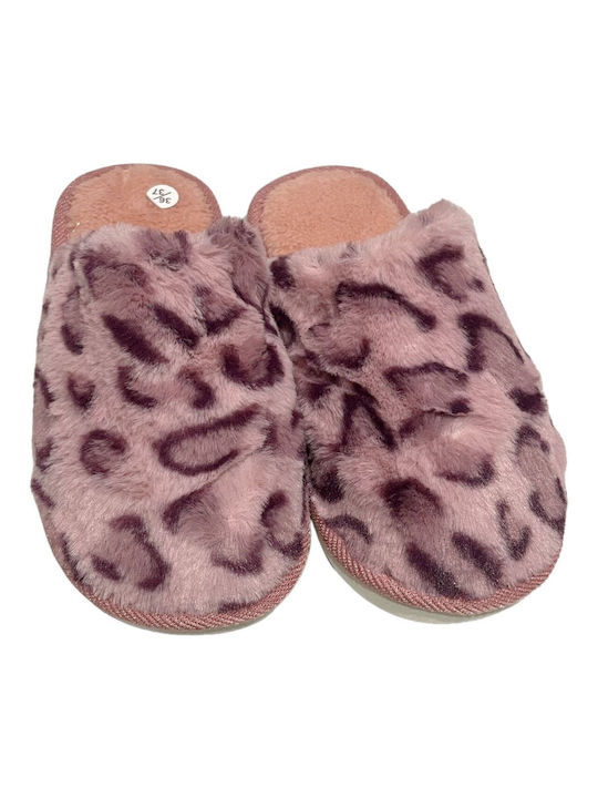 Jomix Winter Women's Slippers in Pink color